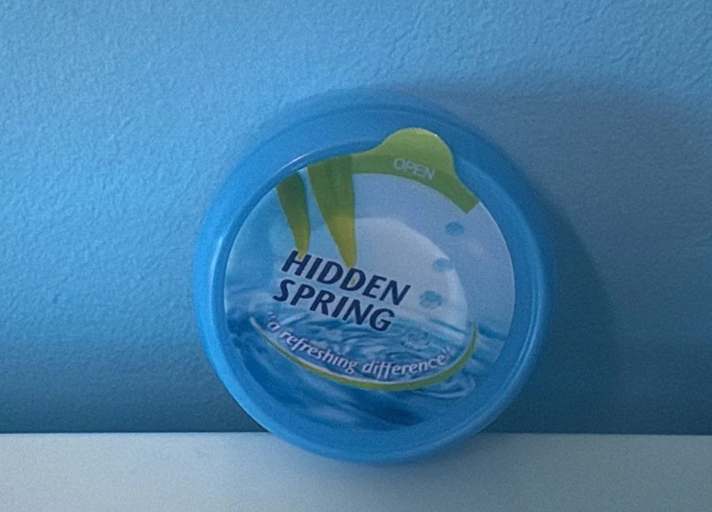 Hidden Spring bottle cap top view