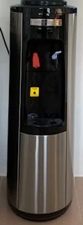 Aluminium standing hot and cold water dispenser